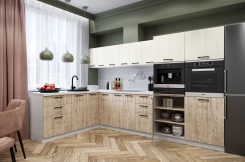 Дуб Шервуд Oak Sherwood 0424 Сосна Хельга Pine Helga 0479